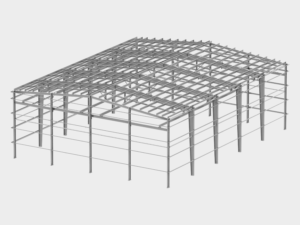 Каркас рамного типа.